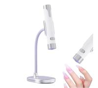 Lampada UV per unghie, portatile, con magnetico wireless, dispositivo di controllo del timer regolabile, lampada ad asciugatura rapida, attrezzatura per manicure per donne, ragazze, artisti