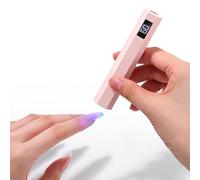 Lampada UV per unghie, ricaricabile a rapida polimerizzazione, con timer, per unghie in gel, manicure domestica e uso professionale