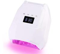 Lampada Uv Per Unghie Ricaricabile Senza Fili Da 98 W, Lampada Per Unghie In Gel Con Sensore Automatico E Display Lcd, Asciuga Smalto, Lampada Fotopolimerizzante Per Casa E Centro Estetico G