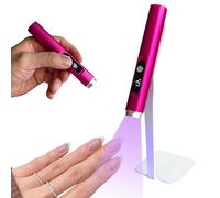 Lampada UV per unghie, senza fili, portatile, ricaricabile, con design magnetico e display LCD, 20S/60S Dual Timer Professionale Gel Nail Dryer per uso domestico e salone