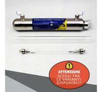 LAMPADA UV PHILIPS DEPURATORE OSMOSI INVERSA ACQUA 6W 11W 16W 25W 30W 55W 110W