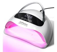 Lampada UV professionale per unghie a 90 LED per smalto gel per unghie con 4 impostazioni timer Display HD Strumento per asciugare le unghie con sensore automatico