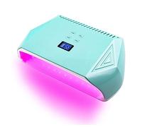 Lampada UV Unghie, Lampada UV for unghie a LED UV LED 128W Asciugacapelli for unghie a luce rossa for la polimerizzazione di gel for smalto ad alta potenza blu bianco Nails Art Manicure Tool(Groen)