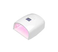 lampada uv unghie, Lampada UV LED For Nail Art Con Schermo LCD, For Unghie E Riscaldante, Strumento For Ad Asciugatura Rapida per uso domestico e salone(Red light)