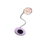lampada uv unghie, Mini Lampada For Asciugatura Smalto Gel, UV LED Ricaricabile For Nail Art, For Senza Fili Con Collo D'oca, Adatta For L'asciugatura Rapida O per uso domestico e salone(Purple)