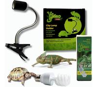Lampada UVB Rettili 13 W 5.0 + Portalampada Con Pinza E Interruttore Kit Complet