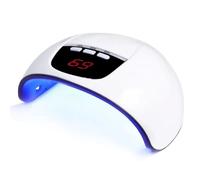 Lampada Uvled per Nail Art Asciugatrice Portatile per Smalto in Gel da 54W Timer 60s/60s/90s Lampada da Viaggio per Nail Art Alimentata Tramite USB Polimerizza Tutti Gli Smalti in Gel LED/UV,Bianca