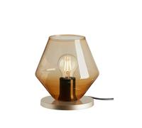 Lampada vetro trasparente a campana d. 19 cm Ambra