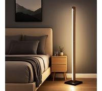 Lampada Wood Piantana Sterneneffekt LED Lampada Letto Braun 113cm [EEK: Inaditato]