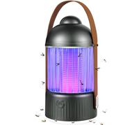 Lampada Zanzare Interno, UV Zanzariera Elettrica, 4000mAh USB Ricaricabile Antizanzare, Senza Sostanze Chimiche, Efficace Contro Le Mosche, Zanzare, Insetti, Adatto per Giardino Interno Esterno
