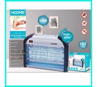 LAMPADA ZANZARIERA ELETTRICA LUCE UV INSETTICIDA ANTI ZANZARE ELMINA INSETTI 16W