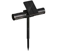 Lampada Zapper da esterno a energia solare, ricarica USB con luce notturna, design impermeabile, vassoio di raccolta facile da pulire, per giardino e cortile, 42,9 x 29 cm