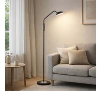 LampadaDaTerra Con TouchDimmer Nera Sabbia CCT LED H 135 cm [EEK: Non valutato]