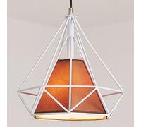 Lampadari a Colori | Frame di Illuminazione a Sospensione in Metallo | Luce del soffitto di Altezza Regolabile | Design Lantern Moderno per Soggiorno, Camera da Letto, Sala da Pranzo | Base E26