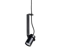 Lampadari a LED, modelli in metallo a 1 luci neri opachi, modelli verticali e inclinati, illuminazione lampadario Apparecchiatura del soffitto per la fattoria, altezza appesa regolabile, grigio bianco
