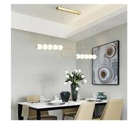 Lampadari a soffitto minimalisti Nuovo Bauhaus Rame Moderno LED Luce Bianca Lustri a sfera Lampade a sospensione Decorazioni Compatible with la casa Compatible with tavolo da pranzo,Lusso