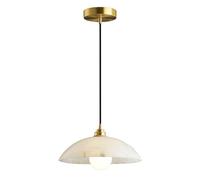 Lampadari a Sospensione a Cupola in Stile Moderno di metà secolo, Isola della Cucina, Illuminazione a Sospensione contemporanea, lampadario a Sospensione in alabastro Bianco, Lampada a Sospensione in