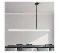 Lampadari a Sospensione a LED per Sala da Pranzo, Decorazioni per la casa, Tavolo da Cucina, lampadari Moderni, lampade minimaliste Creative (dimmerabili RC, Nero L80CM)