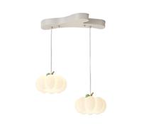Lampadari a Sospensione a soffitto Bianco Latte Triplo Mid Century per Isola Cucina Paralume lavello LED dimmerabile lampadario lineare Lungo per Tavolo da Pranzo Ristorante