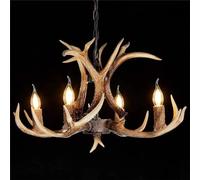 Lampadari a sospensione in corna di cervo contemporanei, lampade a sospensione a LED creative per decorazioni da soffitto, soggiorno, sala da pranzo (C 4 Lights)