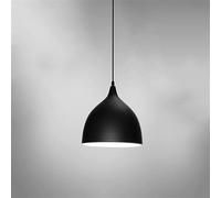 Lampadari a sospensione Lampadario a sospensione in metallo bianco American - Paralume in alluminio regolabile 1 luce Modern Country Single Head,luce soffusa