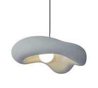 Lampadari a Sospensione per Interni a Forma di Disco Volante in Resina, lampadario Giapponese, Lampada a Sospensione da soffitto con Altezza Regolabile per Isola Cucina, bancone Sala da Pranzo, Corr