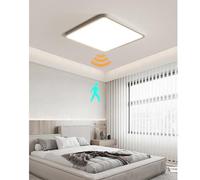 Lampadari a Sospensione per Isola Cucina, Moderna plafoniera a LED con sensore di Movimento, Luce Bianca da 30 W, 3000 LM, a Filo, Lampada da soffitto per Interni, per Bagno, garag