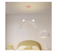 Lampadari arcobaleno Lampade Compatible with la camera dei bambini carini Camera da letto principessa semplice e creativa Compatible with ragazzo e ragazza nordica,Plafoniera Lampadario Da Soffitto