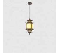 Lampadari creativi per Sala da tè in Acrilico per Esterni Unici in Metallo Loft Creativo Lampada a Sospensione a LED da 7,87 Pollici Lampada a Sospensione per Padiglione corridoio Cortile apparecchio