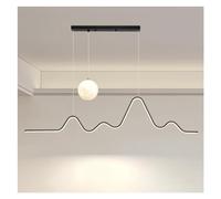 Lampadari da Ristorante a LED Tavolo da Pranzo di Lusso Leggero Lampade a Sospensione da Bar Lampada da Striscia Moderna Semplice e Creativa al Chiaro di Luna