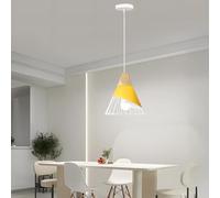 Lampadari da soffitto Vintage industriali, Moderni, industriali, E27 in Metallo, lampade Adatte per ristoranti, soggiorni, cucine, Bar (Giallo)