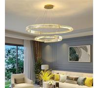Lampadari di Lusso in Cristallo Dorato a LED, per la casa, Il Soggiorno, la Sala da Pranzo, l'illuminazione, Le luci a Sospensione per soffitti, Le Ville e Gli Hotel, MOD