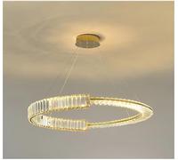 Lampadari di Lusso in Cristallo Dorato a LED, per la casa, Il Soggiorno, la Sala da Pranzo, l'illuminazione, Le luci a Sospensione per soffitti, Le Ville e Gli Hotel, MOD