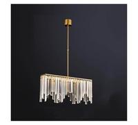Lampadari di Lusso in Cristallo Trasparente per Hall, Ville, Negozi, luci a Sospensione, Illuminazione per Interni, Decorazioni per la Stanza (Luce Bianca L82cm)),additionalWeblabs:(Pax