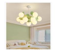 Lampadari in Stile Caldo Francese, Lampada a Sospensione a LED con Fagioli magici Verdi per Camera da Letto, Soggiorno, Sala da Pranzo, (12 Heads)