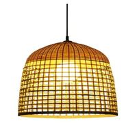 Lampadari, lampada a sospensione retrò cinese aperta in rattan intrecciato a cupola lampadario personalità luce paralume in vimini intrecciato,Plafoniera Lampadario Da Soffitto
