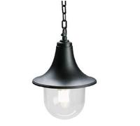 LAMPADARI LANTERNA CON CATENA 'MARINE' 60 W - cm.30x22x11 colore nero
