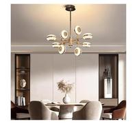 Lampadari Moderni di Lusso per Sala da Pranzo, lampade da soffitto, luci sospese, lampadari a LED per Soggiorno, luci Interne, Illuminazione Moderna(Tri-Color,8 Heads)