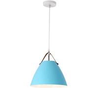 Lampadari Moderni E Colorati, Lampada Industriale Danese, Lampada A Sospensione Creativa Tradizionale, Lampadario A Soffitto con Testa Singola E27, per Camera da Letto, Cucina, Isol, Blue