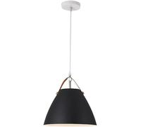 Lampadari Moderni E Colorati, Lampada Industriale Danese, Lampada A Sospensione Creativa Tradizionale, Lampadario A Soffitto con Testa Singola E27, per Camera da Letto, Cucina, Isol, Black