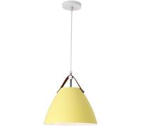Lampadari Moderni E Colorati, Lampada Industriale Danese, Lampada A Sospensione Creativa Tradizionale, Lampadario A Soffitto con Testa Singola E27, per Camera da Letto, Cucina, Isol, Yellow
