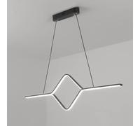 Lampadari,Pada a Sospensilineare da 90 Cmr Sala da Pranzo,Pada a Sospensimoderna Sopra il Bancdell'Isola Della Cucina,Padario a Led, Dimmerabile a 3 Colori da 40 W, Apparecchi Di Illuminaziregolabili