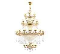 Lampadari,Padario Dilor Soggiorno, Edificio Duplex, Edificio Di Lusso in Stile Europeo, Edificio Centrale, Progetto Alberghiero Cavo, Scala,Padario Lungo (38 Teste, Diametro 1,5 M*2,2 M)