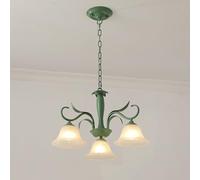 Lampadari,Padario Moderno Di Metà Secolo,Padario in Vetro Verde Latte,Padario Floreale Nordico,Padario a Sospensiin Stile Fattoria,R Camera da Letto, Soggiorno, Tavolo da Pranzo, Isola Della Cucina/3