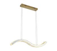 Lampadari,Padario,Padario a Sospensiinlo Sfaccettato Di Lusso a Forma Di S Compatibile con L'Illuminazidella Sala da Pranzo e Della Cucina, Decorazid'Interni/80 Centimetri/a