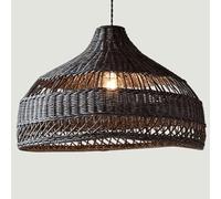Lampadari,Padario Rustico in Rattan -Padario a Sospensi-Pada a Sospensiper Cucina, Sala da Pranzo, Soggiorno/Buio/50 Centimetri