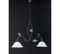 LAMPADARIO A SOSPENSIONE MAYA CROMO 1 LUCE ATTACCO E27 10X10X100CM IN ACCIAIO CON DECORI