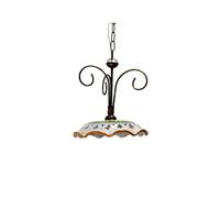 LAMPADARIO A 1 LUCE CERAMICA COLL.NONNA LIMONI