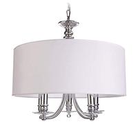 Lampadario a 5 luci ABU DHABI P05406WH Cosmo Light