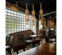 lampadario a corda 3 pendente a sospensione vintage portalampada luce E27 LED [EEK: A+]